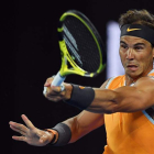 Rafa Nadal no dio opción al australiano Ebden. LUKAS COCH