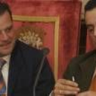 Amilivia y Saurina, en una imagen de archivo, durante un Pleno