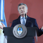 Mauricio Macri, presidente de Argentina.