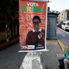 Cartel electoral de Erika Farias, candidata chavista a alcalde al distrito Libertador.