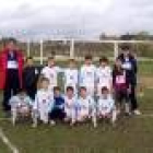 Formación del equipo de la Peña B de categoría benjamín