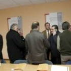 Los miembros del consorcio que gestiona el polígono industrial de León se reunieron ayer
