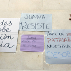 Una concentración a favor de Juana Rivas. JUAN CARLOS CARDENAS