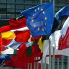 Las banderas de los nuevos socios de la UE ondean en la sede de Estrasburgo