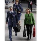 Chacón acudió al Congreso con el jefe del Estado Mayor de la Defensa