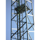 Imagen tomada ayer de la torre objeto del robo.