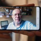 Francisco Igea, durante una entrevista que mantuvo por videoconferencia. NACHO GALLEGO