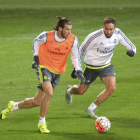 Bale ya prepara con el grupo el derbi ante el Atlético