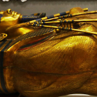 Réplica del sarcófago de Tutankamón en el  Museo Liceo Egipcio de León. RAMIRO