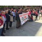Manifestación contra el parón de Feve. Á.C.