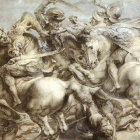 Detalle de ‘La batalla de Anghiari’.