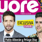 La amistad de Pablo Alborán y Pelayo Díaz, portada de la revista 'Cuore'.