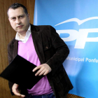 El portavoz del grupo popular, Reiner Cortés.