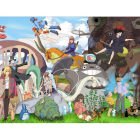 Montaje con algunos de los personajes de las películas más destacadas del estudio Ghibli.