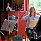 Clase de música en la escuela municipal