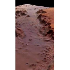 Imagen de la parte sur del cañón Valles Marineris en Marte