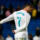 Cristiano Ronaldo, en el partido contra el Eibar.