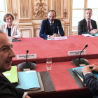 El primer ministro francés, Édouard Philippe, presenta la reforma laboral a los agentes sociales