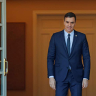 El presidente del Gobierno, Pedro Sánchez, en la Moncloa.