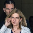 La infanta Cristina con Iñaki Urdangarín este verano.
