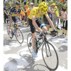 Contador y Froome durante una etapa del Tour.