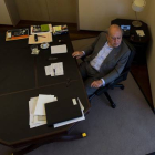 El 'expresident' Pujol en su despacho a finales de 2013.