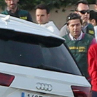 Ana Julia Quezada, detenida, en Rodalquilar.