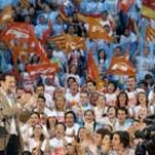 Rajoy, durante el mitin celebrado en Valencia