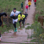 Dos momentos del entrenamiento para la Farinato Race. SPORTMEDIA