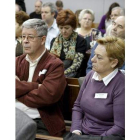 Familiares de las víctimas, durante el juicio.