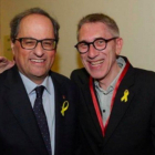 Quim Torra y Agustí Colomines
