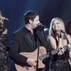 Alejandro Sanz, durante la actuación en los Grammy del pasado año