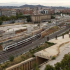 Obras de la estación de La Sagrera, en septiembre del 2015.