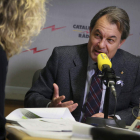 Artur Mas durante una entrevista que concedió en la jornada de ayer.