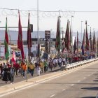 En romería se sube cada 5 de octubre al santuario de La Virgen del Camino para celebrar la fiesta de San Froilán. FERNANDO OTERO PERANDONES