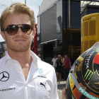 Nico Rosberg, en el circuito de Hockenheim, donde este domingo se corre el GP de Alemania.