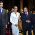 Los duques de Lugo, Juan Vicente Herrera y el embajador español, Javier Rupérez, el viernes