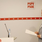 El portavoz parlamentario del PSOE, José Luis Ábalos, el pasado viernes en Valencia.