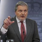El portavoz del Gobierno, Íñigo Méndez de Vigo, en rueda de prensa.