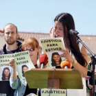 Concentración ciudadana en Traspinedo (Valladolid) en recuerdo de Esther López y para pedir justicia. EFE