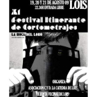 Cartel del festival de cortos que se celebra en Lois.
