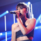 Aitana durante la actuación de ayer.