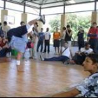 Los bailarines mostraron algunos movimientos espectaculares