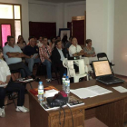 Los asistentes al curso de la ULE, ayer en Valencia.