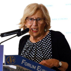 La alcaldesa de Madrid y candidata de Más Madrid al Ayuntamiento de capital, Manuela Carmena.