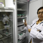 Maite Palau, jefa de la unidad de neonatología y responsable del Banco de Leche del Hospital de León. MARCIANO PEREZ