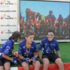 Los jóvenes de la Vuelta Júnior también tuvieron su momento de gloria