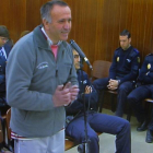 Imagen de Santiago del Valle durante el juicio por el asesinato de la niña Mari Luz.