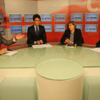 Franco, Blanco, Martínez Ramón y García Nogueiro, en el programa La Tertulia