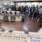 Alumnos del Centro Didáctico de Formación Integral de Valladolid visitando la central.